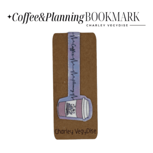 Coffee and Planning magnetic Bookmark