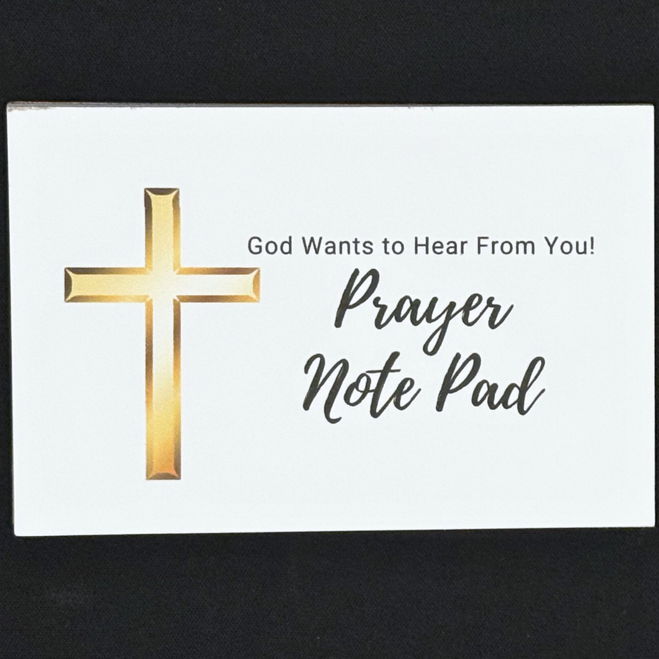 “Thank You, God, For...” Gratitude Prayer Notepad