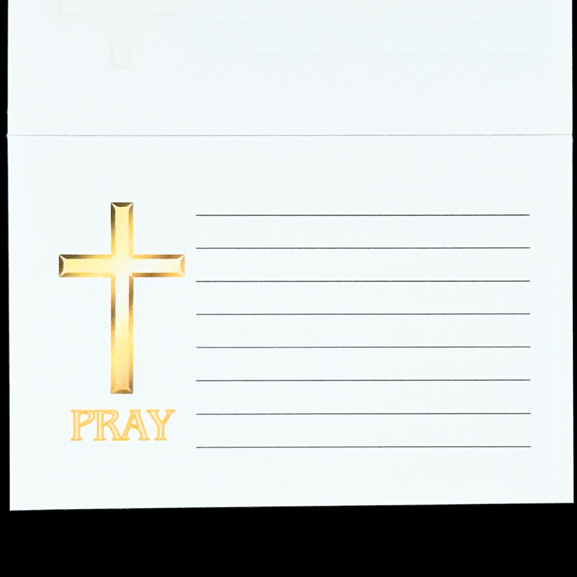 “Thank You, God, For...” Gratitude Prayer Notepad
