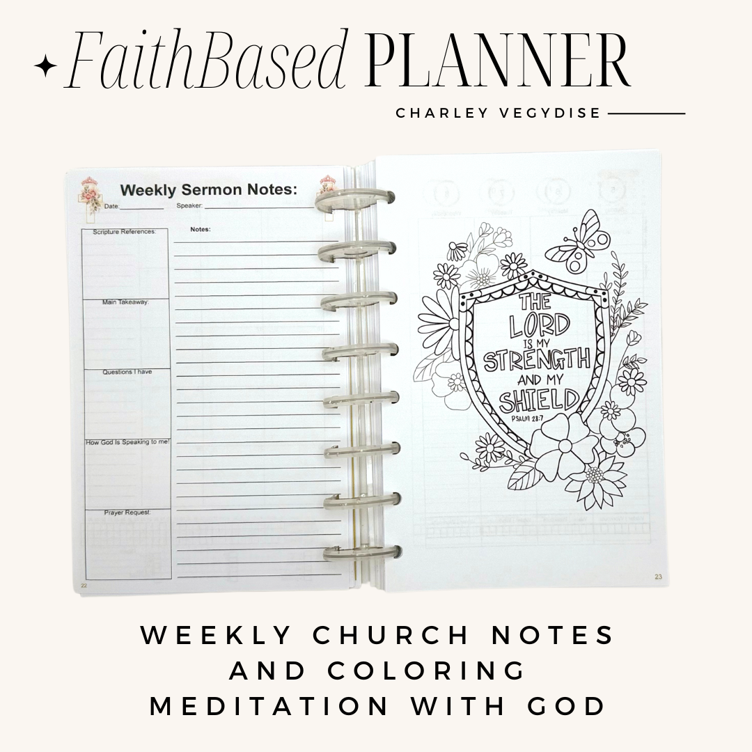 Crowned In Grace Undated Planner - Undated Christian Planner