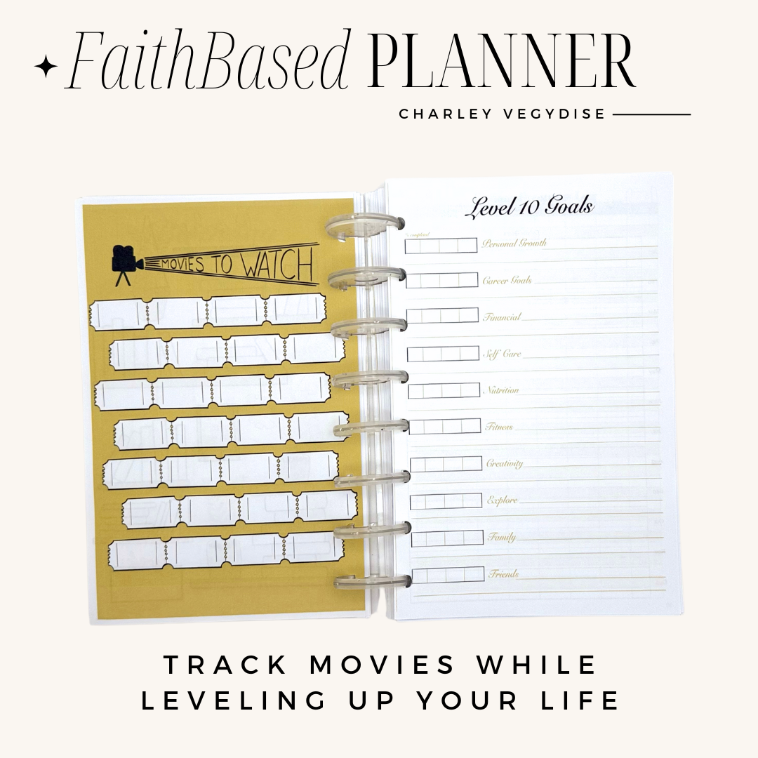 Crowned In Grace Undated Planner - Printable Undated Christian Planner