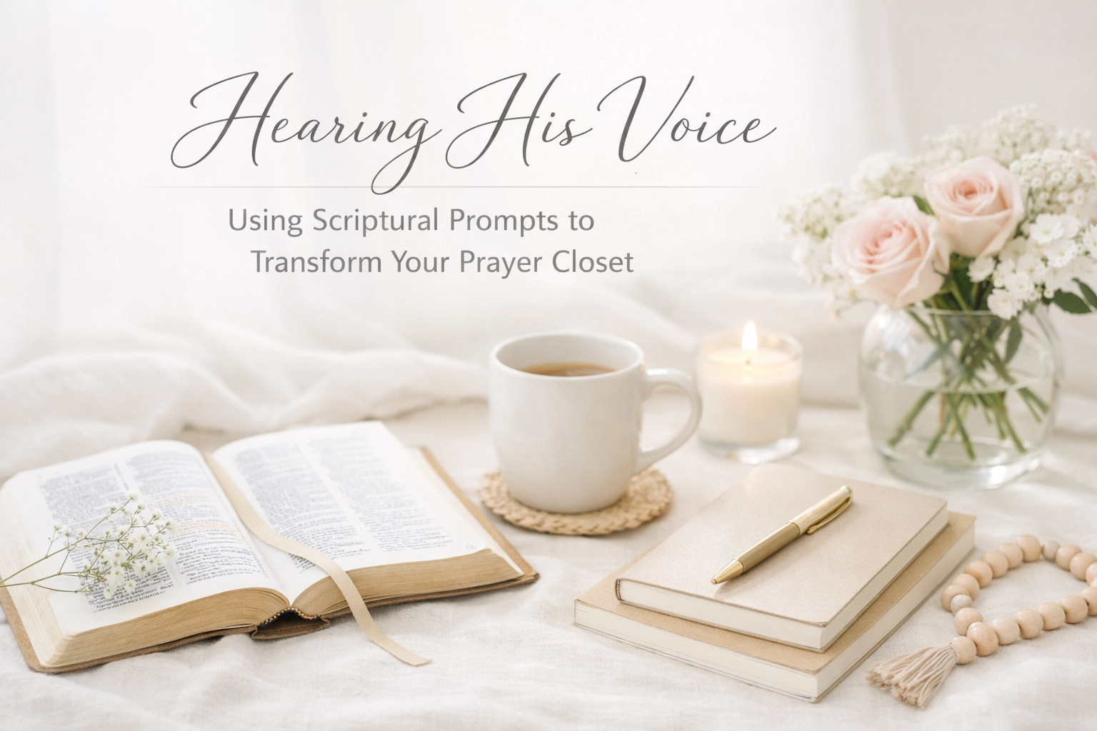 Hearing His Voice: Using Scriptural Prompts to Transform Your Prayer Closet