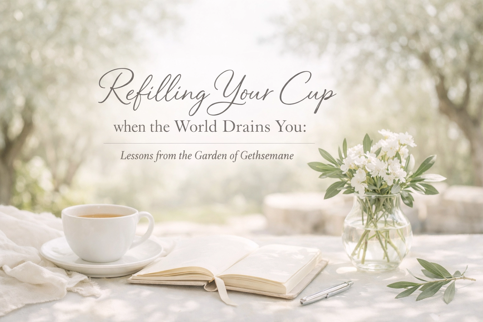 Refilling Your Cup when the World Drains You: Lessons from the Garden of Gethsemane