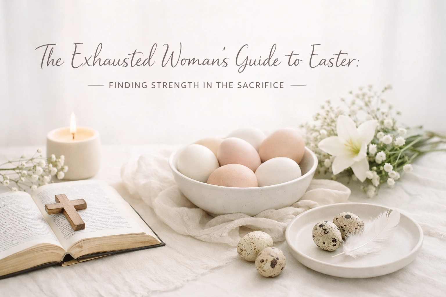 The Exhausted Woman’s Guide to Easter: Finding Strength in the Sacrifice