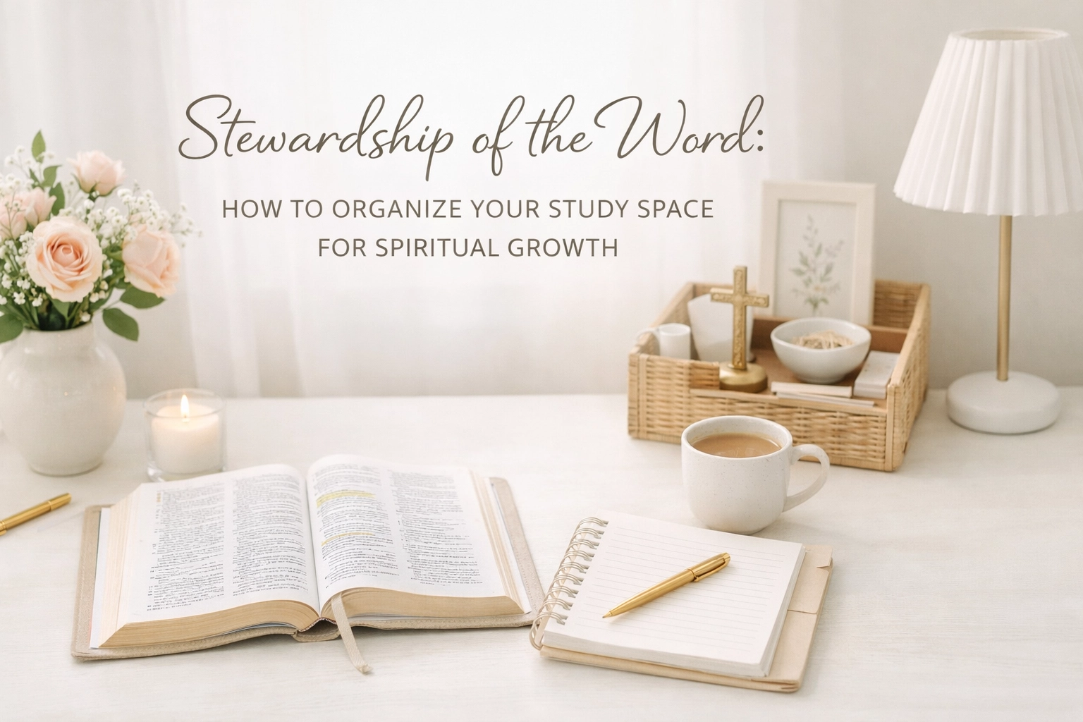 Stewardship of the Word: How to Organize Your Study Space for Spiritual Growth
