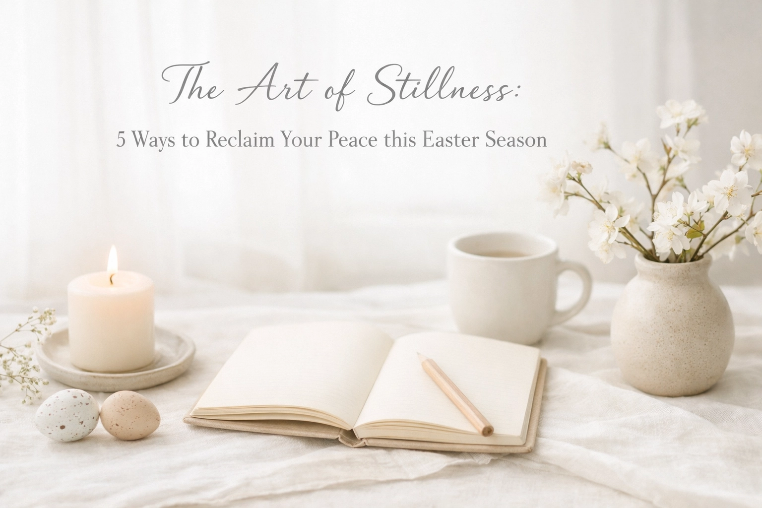 The Art of Stillness: 5 Ways to Reclaim Your Peace this Easter Season
