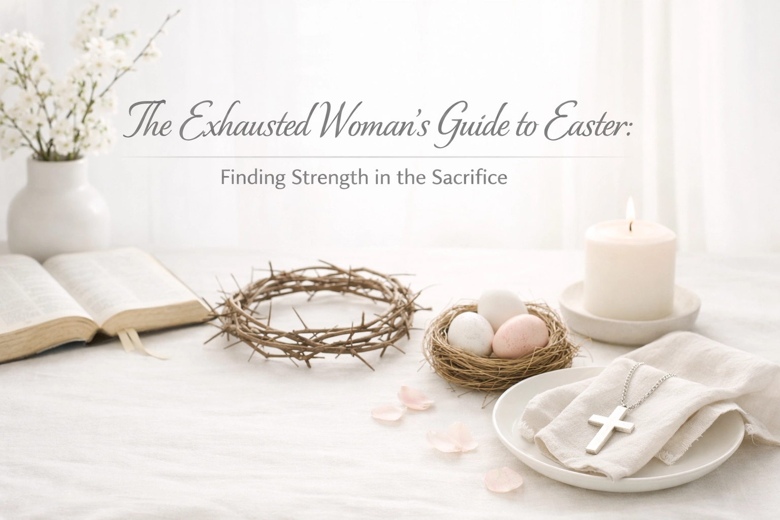 The Exhausted Woman’s Guide to Easter: Finding Strength in the Sacrifice