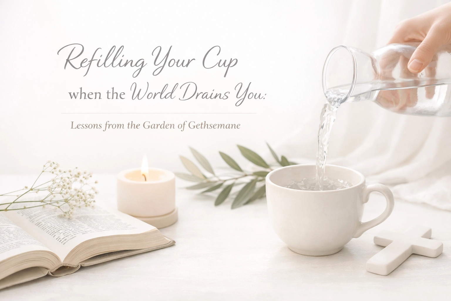 Refilling Your Cup when the World Drains You: Lessons from the Garden of Gethsemane