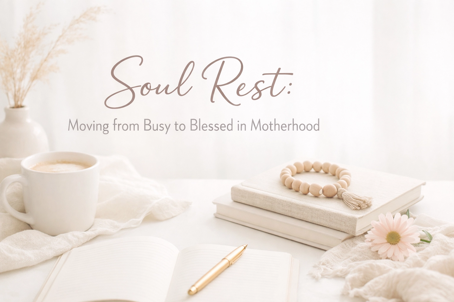 Soul Rest: Moving from Busy to Blessed in Motherhood