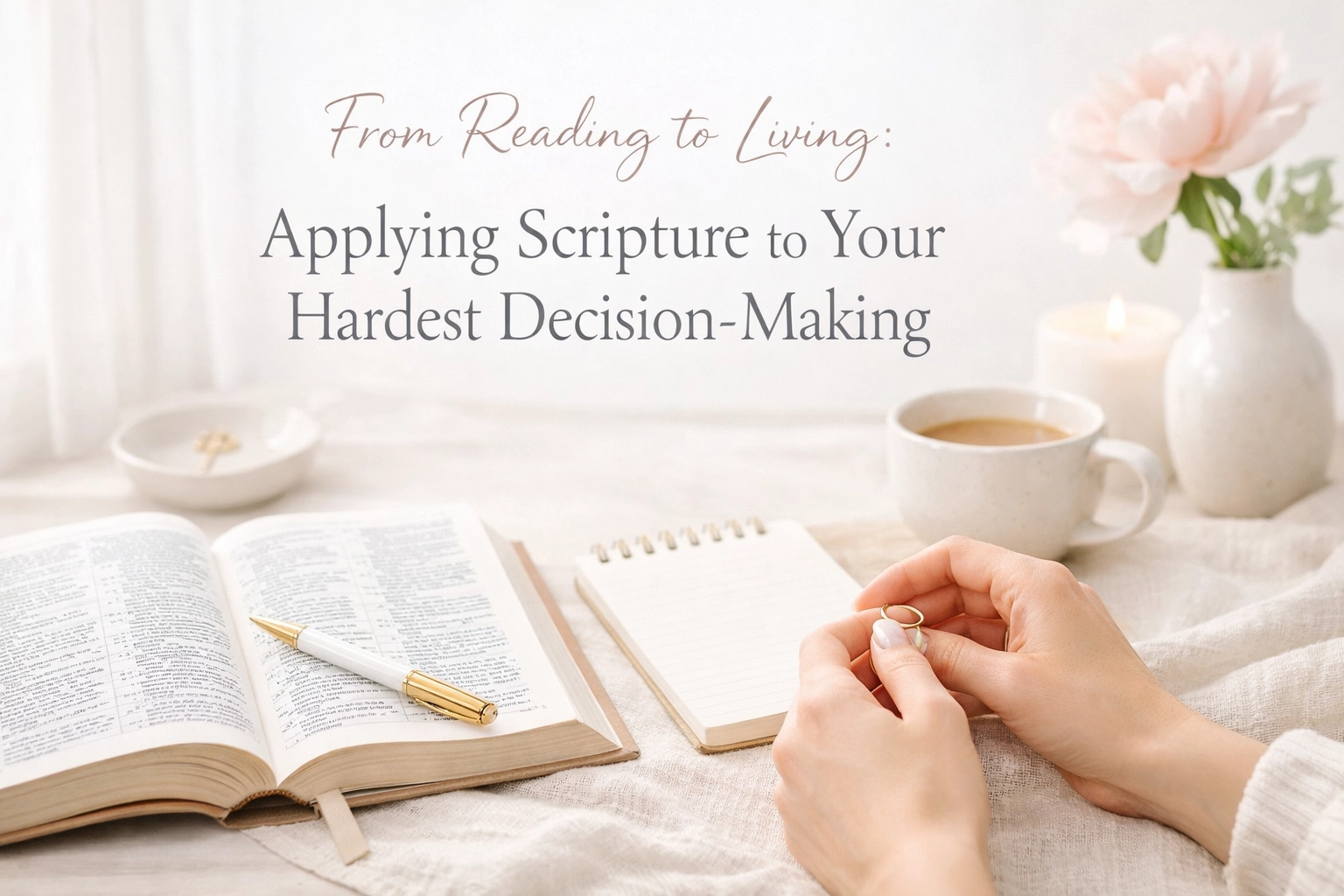 The Art of Application: How to Live Out the Word in Every Decision