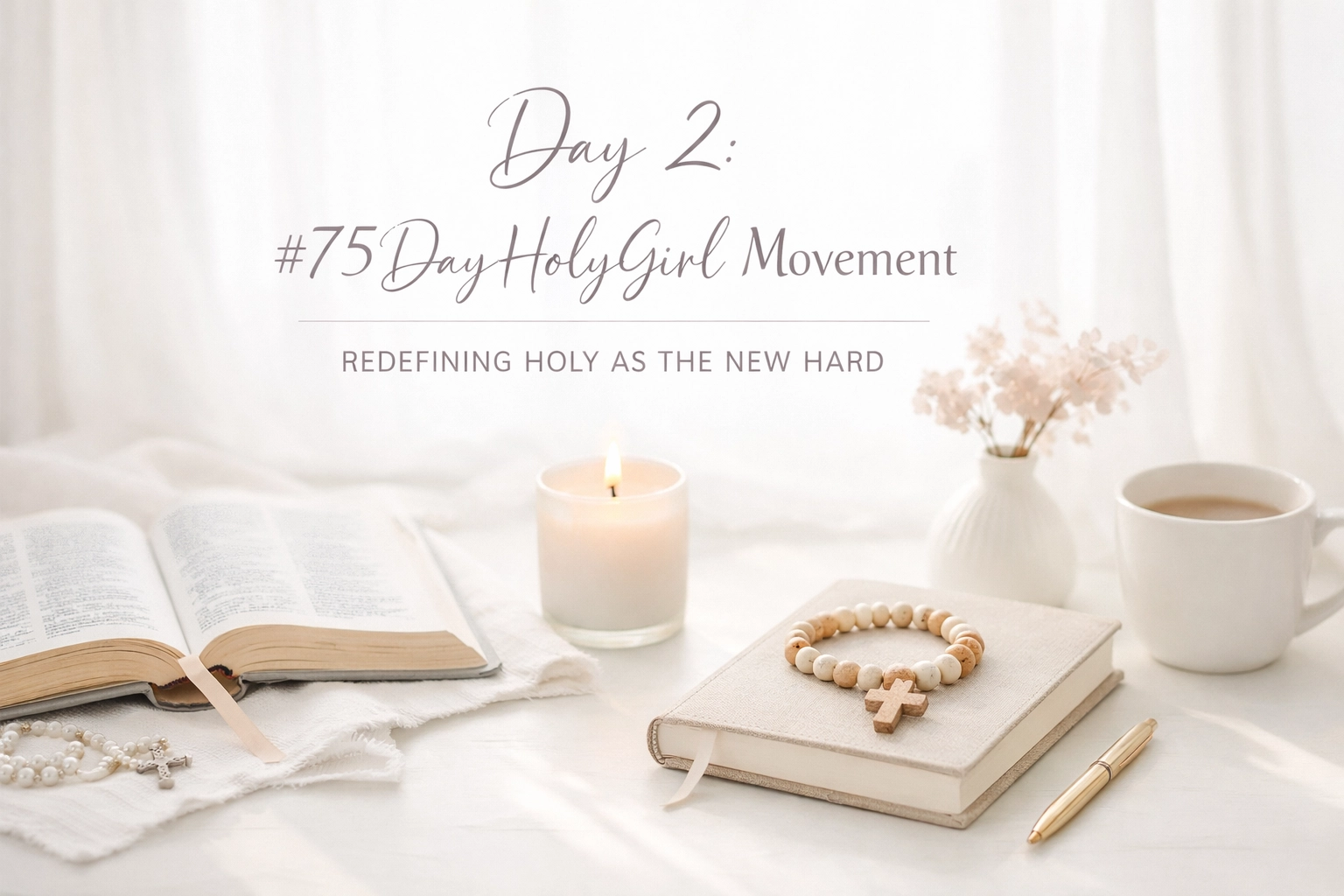 Day 2: #75DayHolyGirl Movement – Redefining Holy as the New Hard