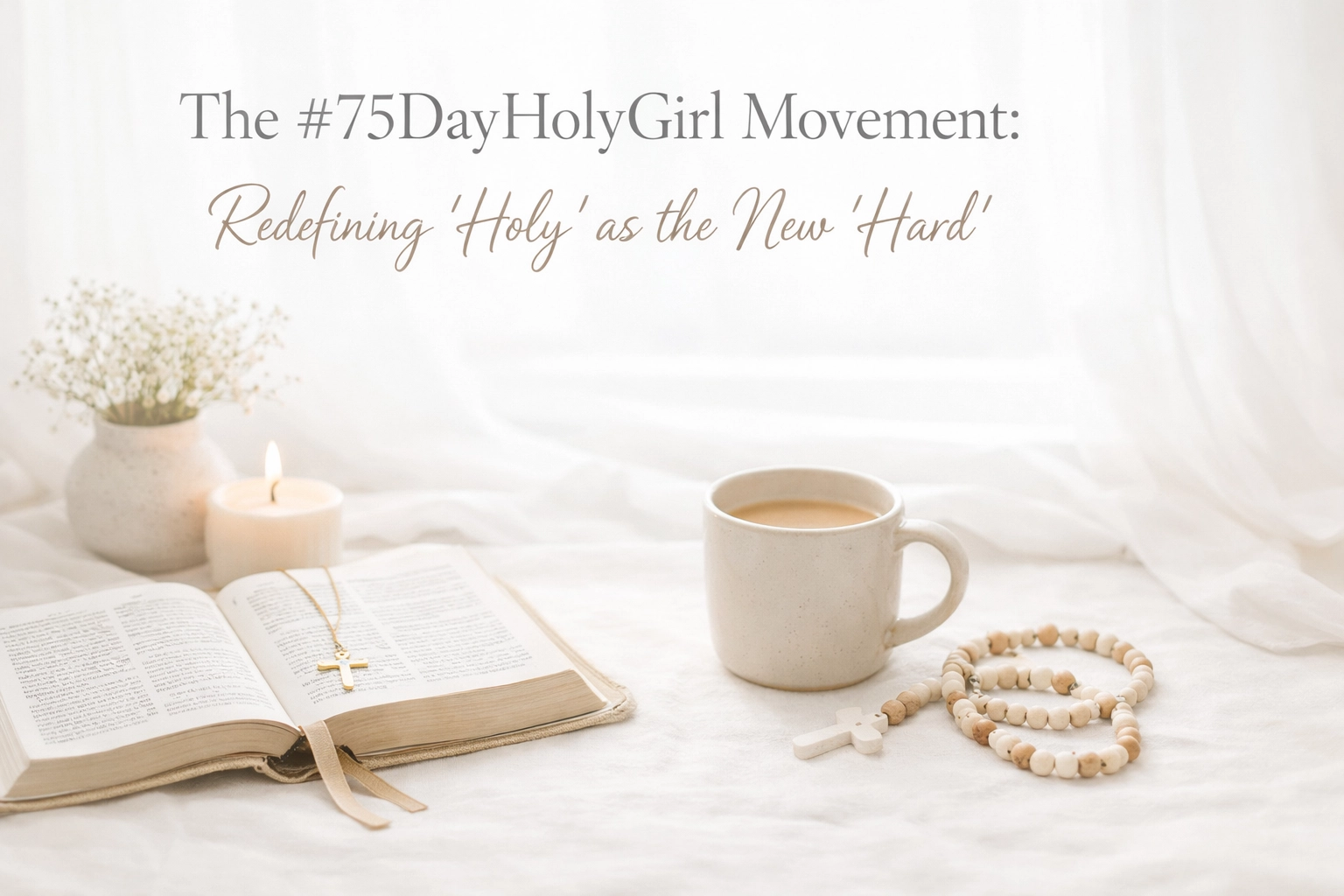 The #75DayHolyGirl Movement: Redefining ‘Holy’ as the New ‘Hard’