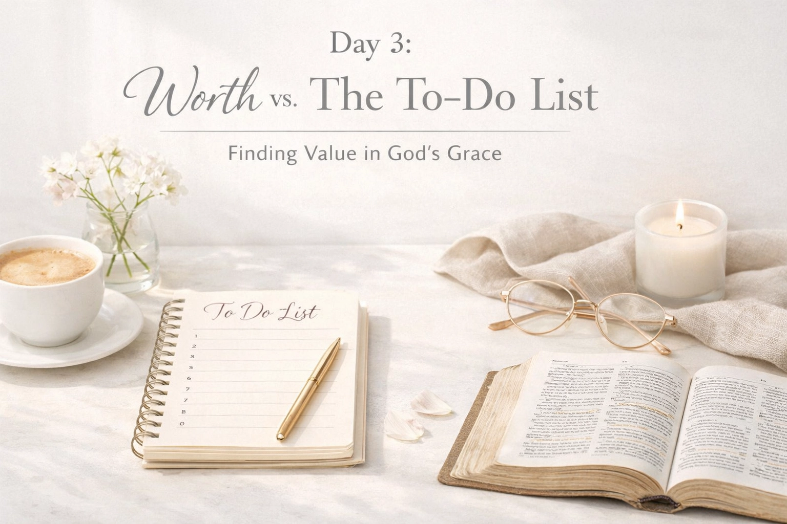 Day 3: Worth vs. The To-Do List – Finding Value in God’s Grace