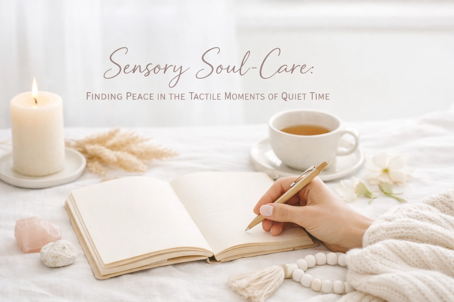 Sensory Soul-Care: Finding Peace in the Tactile Moments of Quiet Time