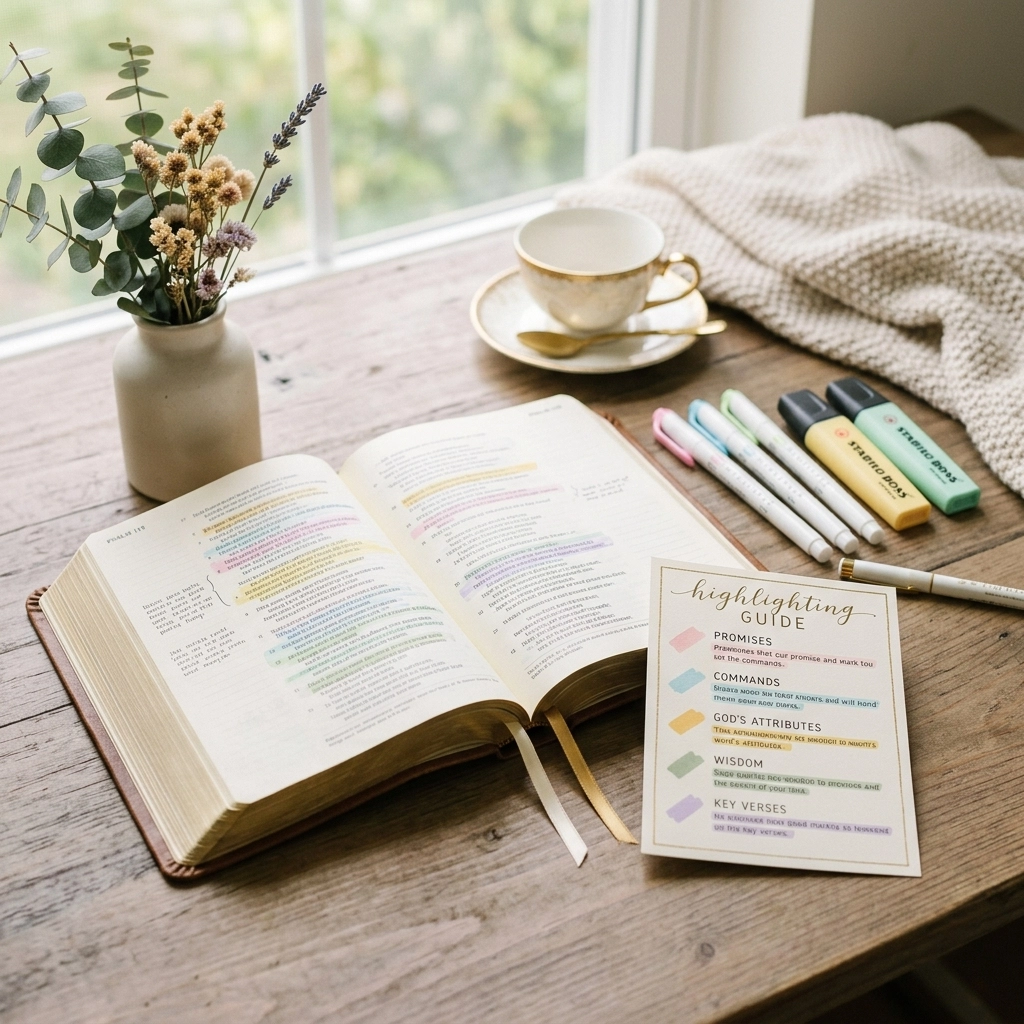 How to Create a Personalized Bible Highlighting Guide in Under 5 Minutes