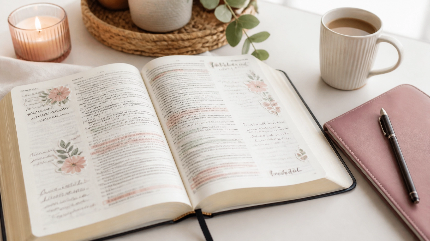 A Guide to Bible Journaling: Turning Your Bible into a Sacred Scrapbook